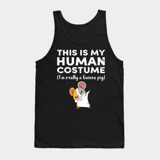 This My Human Costume I’m Really Guinea Pig Halloween (42) Tank Top